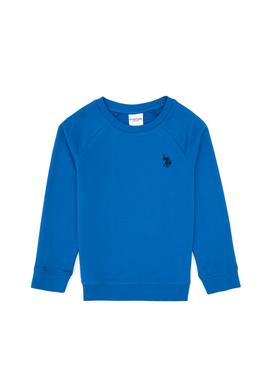 Erkek Çocuk Saks Basic Bisiklet Yaka Sweatshirt - 50313832060
