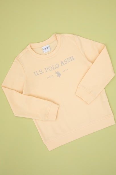 Erkek Çocuk Pembe Bisiklet Yaka Sweatshirt