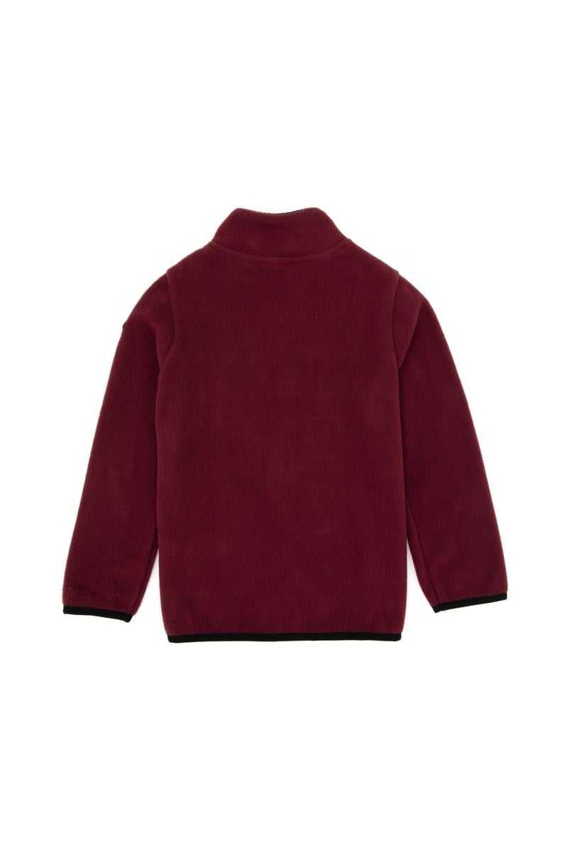 Erkek Çocuk Bordo Örme Hırka