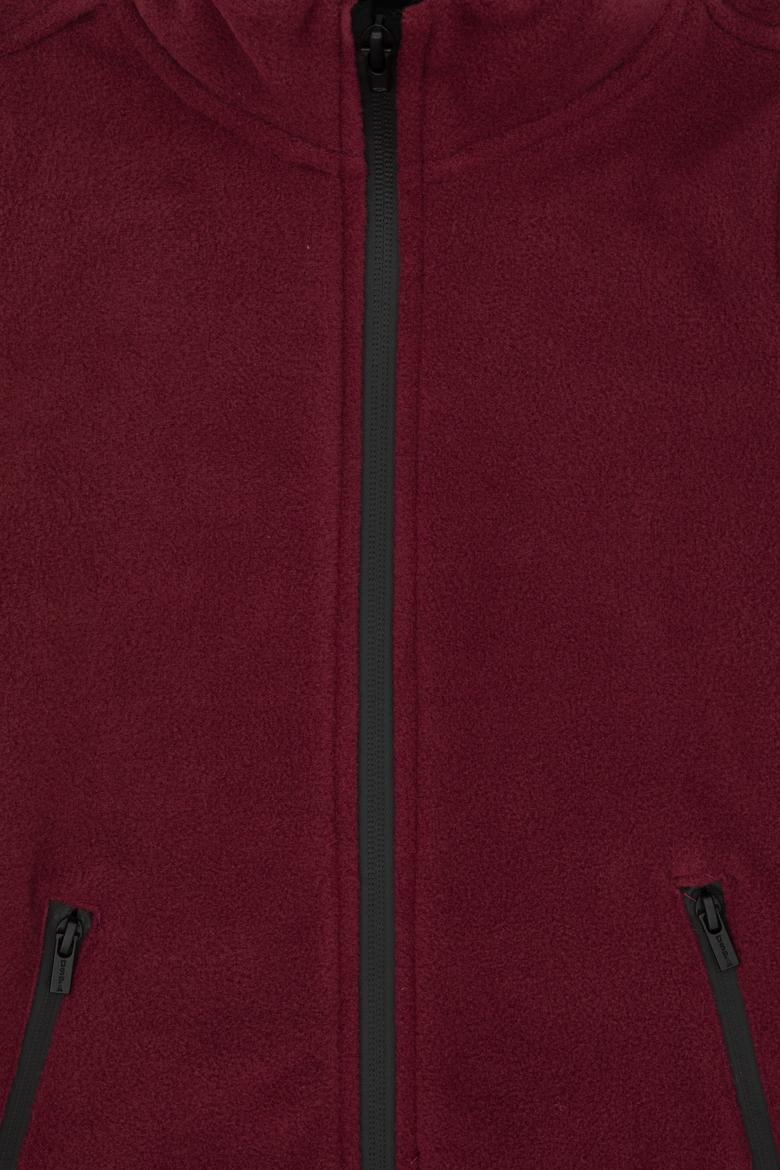 Erkek Çocuk Bordo Örme Hırka - 50313853085