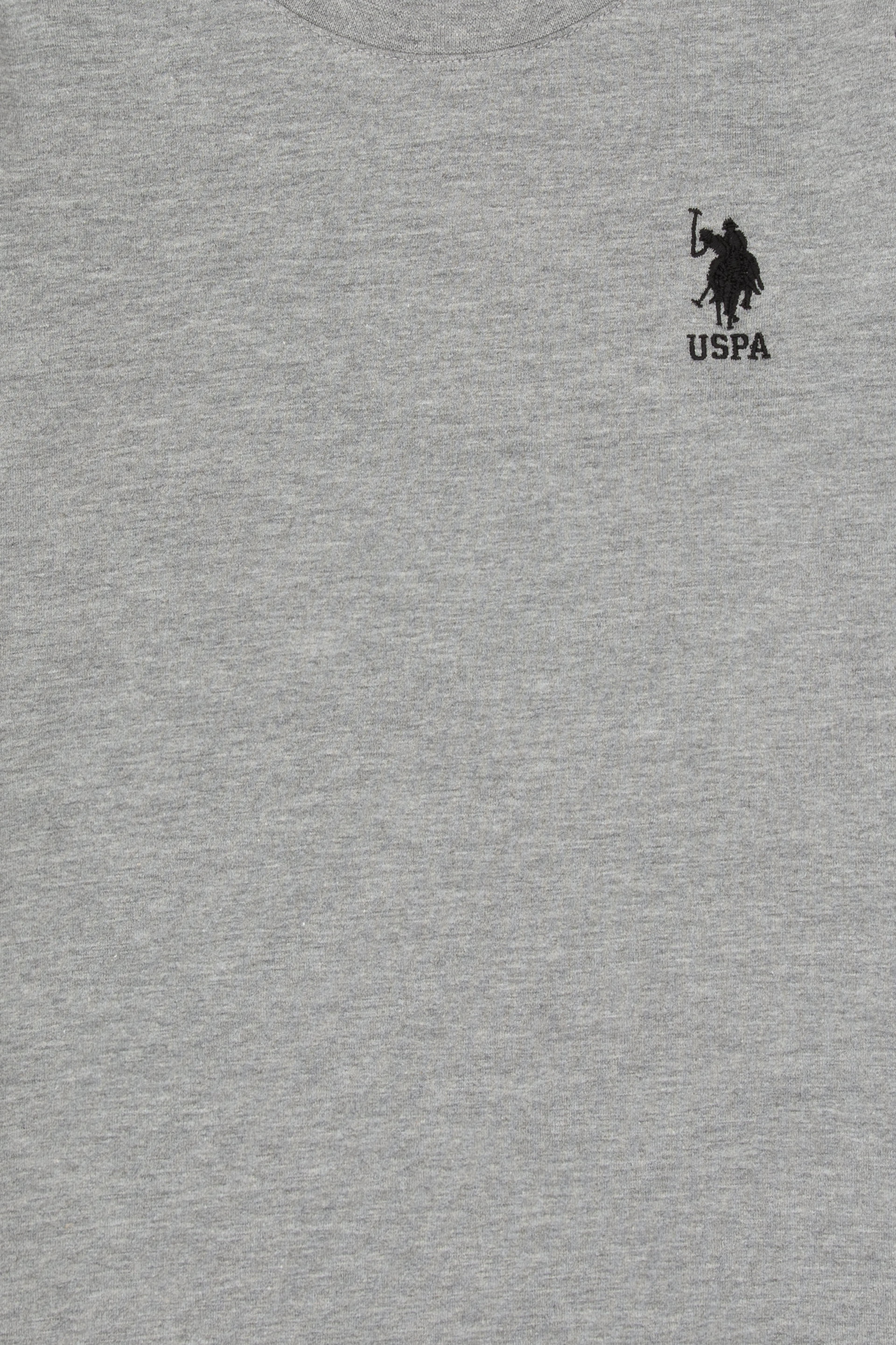 Erkek Çocuk Gri Melanj Basic Bisiklet Yaka Sweatshirt - Image 6