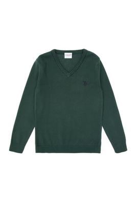 Erkek Çocuk Yeşil Basic Kazak - 50315611065