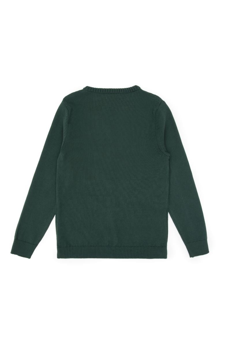 Erkek Çocuk Yeşil Basic Kazak - 50315611065