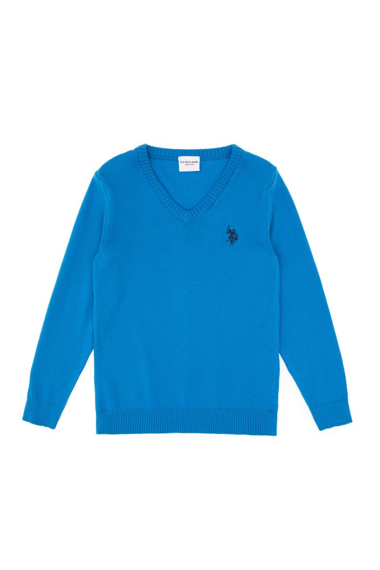 Erkek Çocuk Kobalt Mavi Basic Kazak - 50315611060