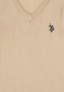 Erkek Çocuk Açık Haki Basic Kazak - 50315611038