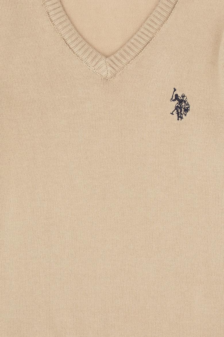 Erkek Çocuk Açık Haki Basic Kazak - 50315611038