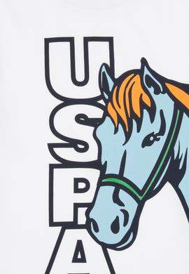 Erkek Çocuk Beyaz Bisiklet Yaka Süprem Tişört - 50316479004