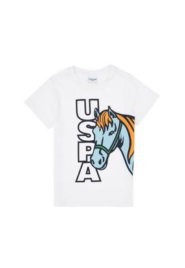 Erkek Çocuk Beyaz Bisiklet Yaka Süprem Tişört - 50316479004