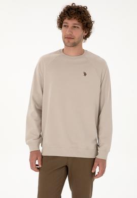 Erkek Regular Fit Bisiklet Yaka Taş İnce Basic Sweatshirt - 50313752078