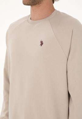 Erkek Regular Fit Bisiklet Yaka Taş İnce Basic Sweatshirt - 50313752078