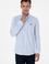 Erkek Açık Mavi Uzun Kollu Basic Gömlek