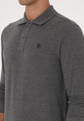 Erkek Antrasit Melanj Basic Sweatshirt - 50307688029