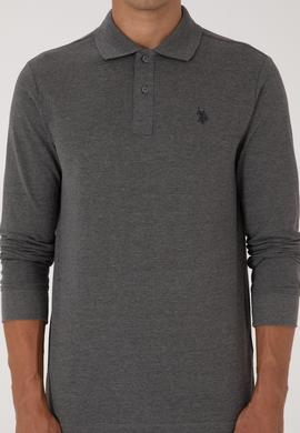 Erkek Antrasit Melanj Basic Sweatshirt - 50307688029