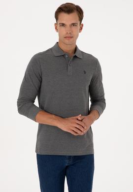 Erkek Antrasit Melanj Basic Sweatshirt - 50307688029