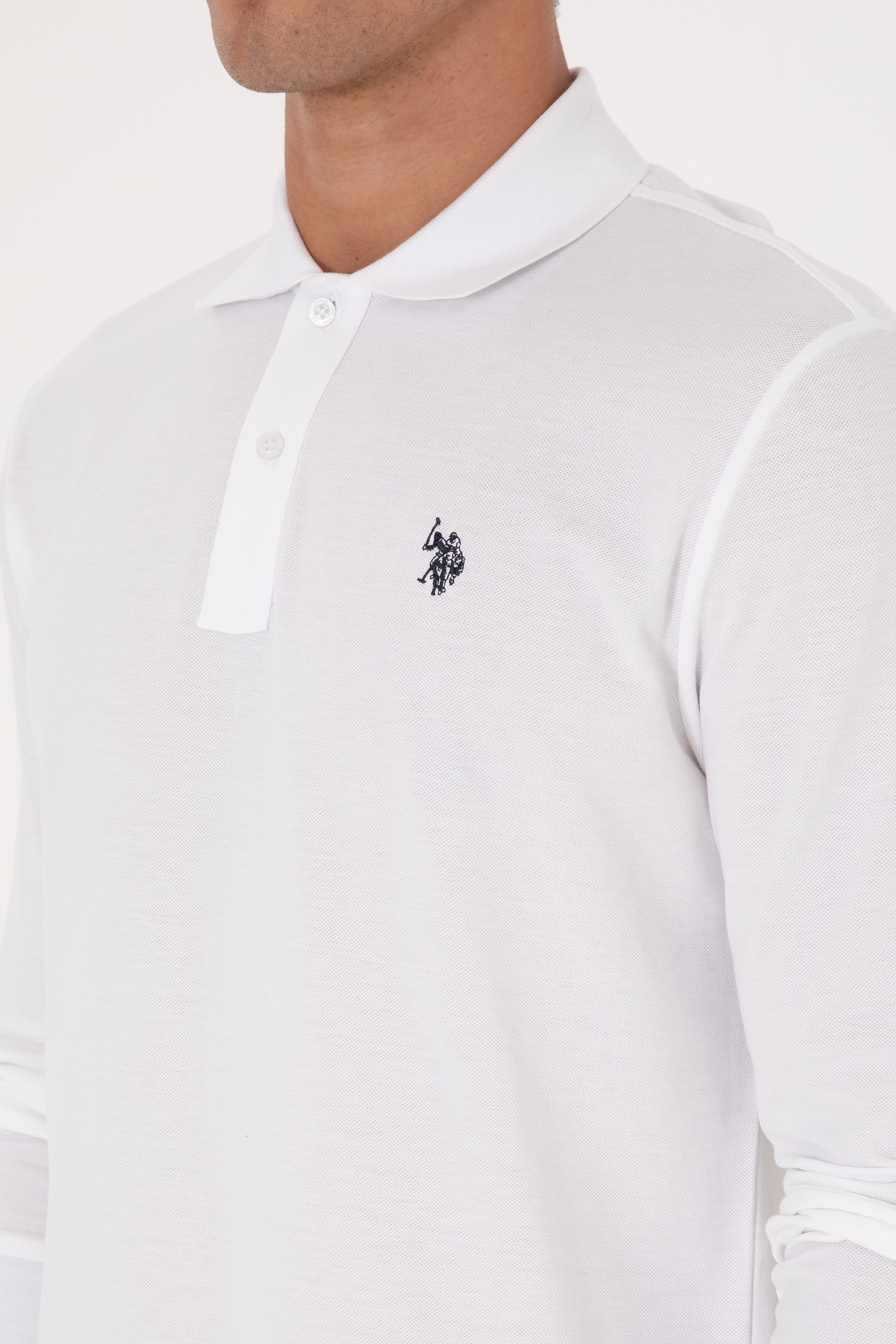 Erkek Regular Fit Polo Yaka Bakır Basic Sweatshirt