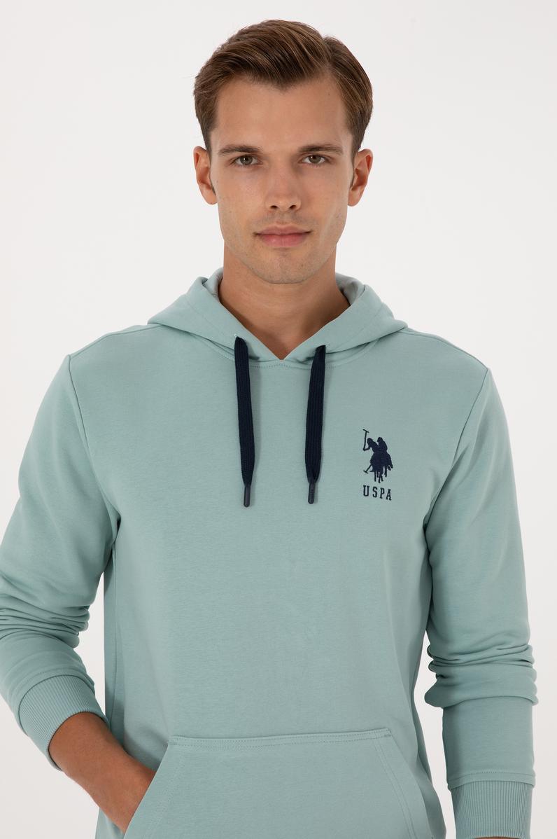 Erkek Mint Basic Sweatshirt