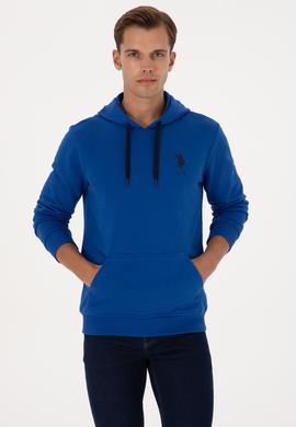 Erkek Mavi Basic Sweatshirt - 50307703164