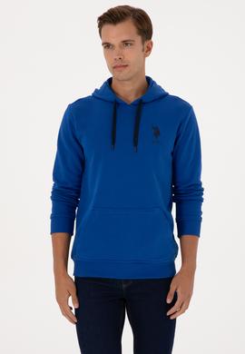 Erkek Mavi Basic Sweatshirt - 50307703164