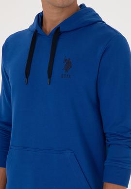 Erkek Mavi Basic Sweatshirt - 50307703164