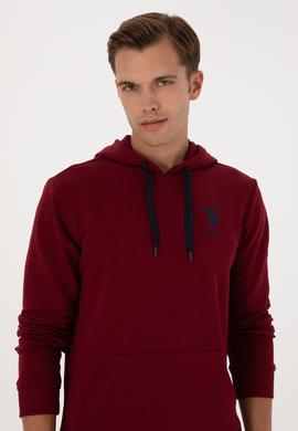 Erkek Bordo Basic Sweatshirt - 50307703084