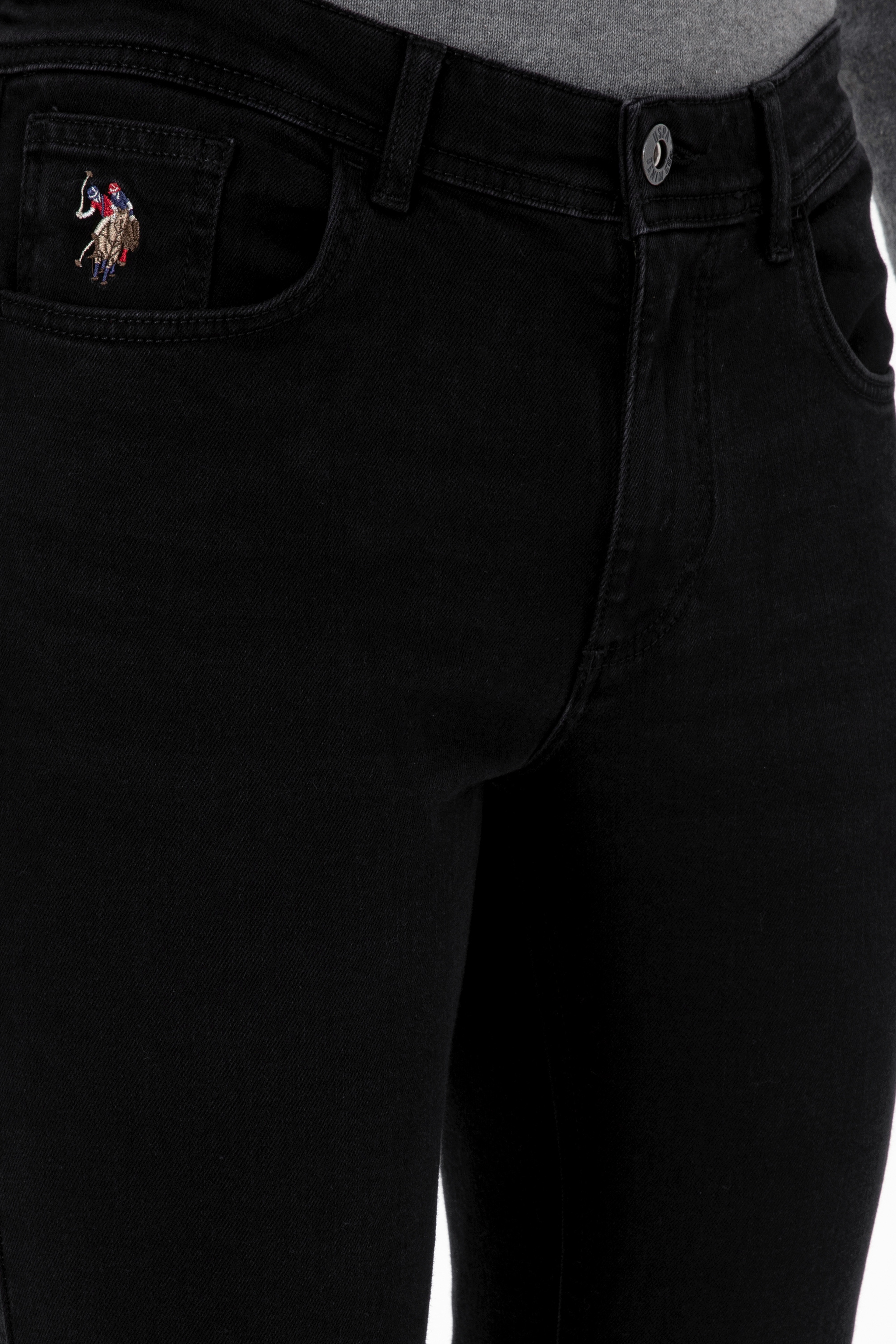 Erkek Siyah Slim Fit Jean Pantolon - Image 5