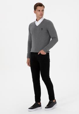 Erkek Siyah Slim Fit Jean Pantolon - 50307720097