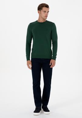 Erkek Lacivert Straight Fit Jean Pantolon - 50307754091