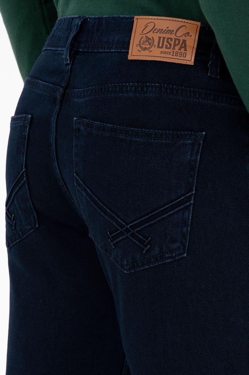 Erkek Lacivert Straight Fit Jean Pantolon