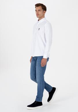 Erkek Mavi Slim Fit Jean Pantolon - 50307751100