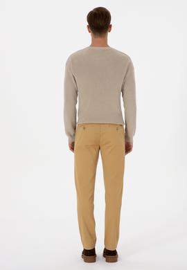 Erkek Hardal Slim Fit Kanvas / Chino Pantolon - 50308762541