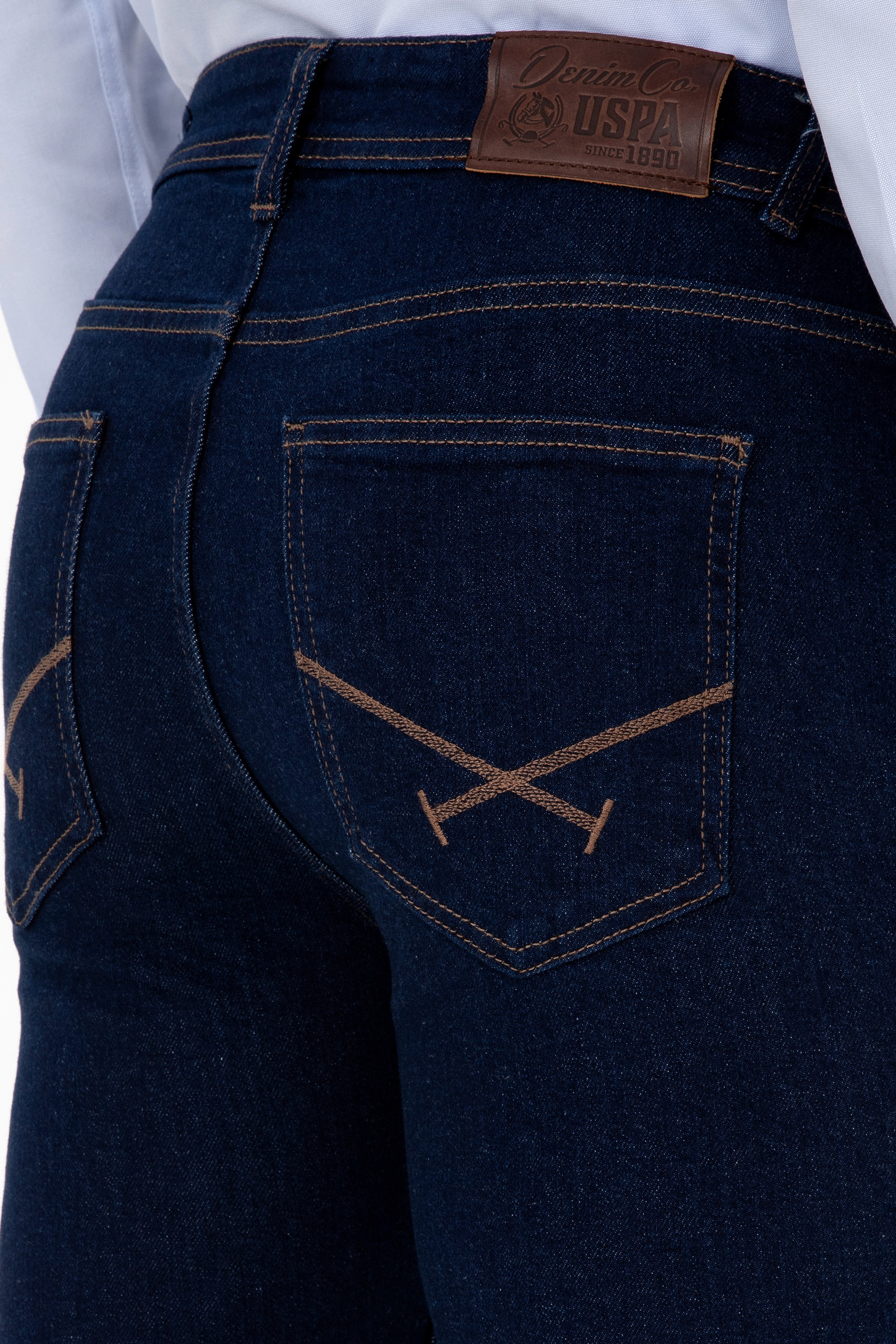 Erkek Koyu Mavi Slim Fit Jean Pantolon
