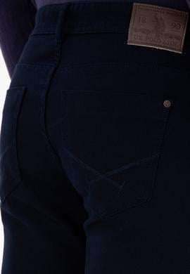 Erkek Lacivert Slim Fit Kanvas / Chino Pantolon - 50310340345