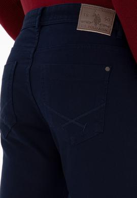 Erkek Lacivert Regular Fit Kanvas / Chino Pantolon - 50311612137