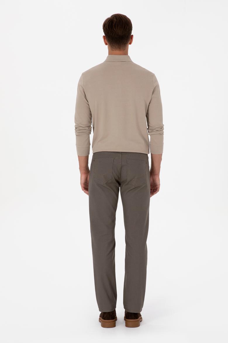 Erkek Vizon Kanvas / Chino Pantolon - 50311612501
