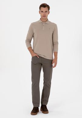 Erkek Vizon Kanvas / Chino Pantolon - 50311612501