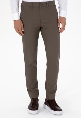 Erkek Vizon Slim Fit Kanvas / Chino Pantolon - 50311606565
