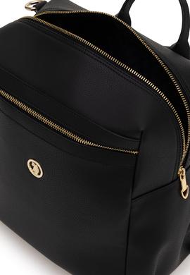 Kadın Siyah Çift Askılı Sırt Çantası - 50319179002