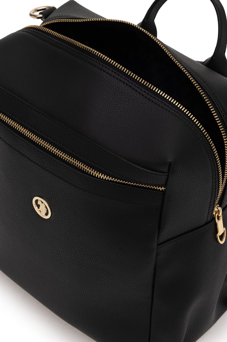 Kadın Siyah Çift Askılı Sırt Çantası