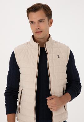 Erkek Antrasit Deri Yelek - 50317323028