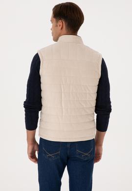 Erkek Antrasit Deri Yelek - 50317323028