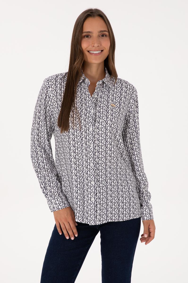 Kadın Beyaz Uzun Kollu Gömlek