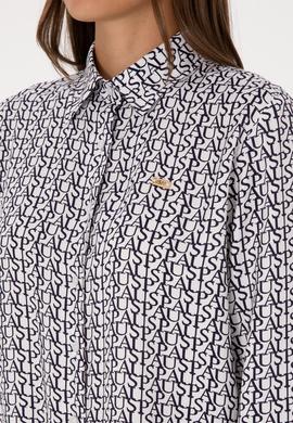 Kadın Beyaz Uzun Kollu Gömlek - 50316415019