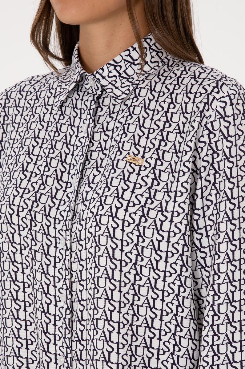 Kadın Beyaz Uzun Kollu Gömlek