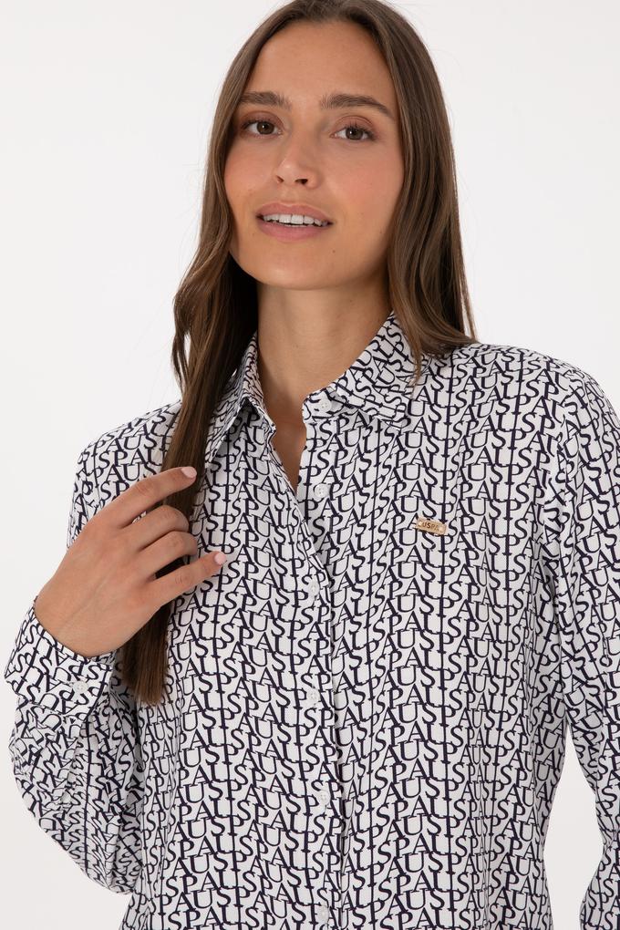 Kadın Beyaz Uzun Kollu Gömlek