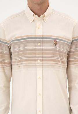 Erkek Camel Uzun Kollu Gömlek - 50316787017