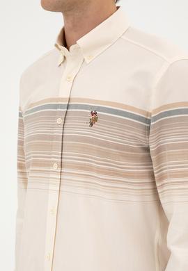 Erkek Camel Uzun Kollu Gömlek - 50316787017