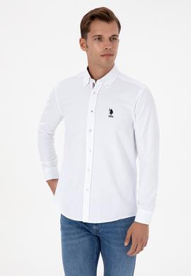 Erkek Beyaz Uzun Kollu Gömlek - 50317249026