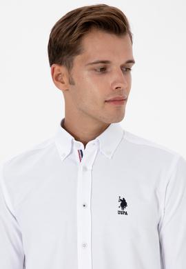Erkek Beyaz Uzun Kollu Gömlek - 50317249026