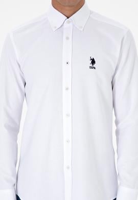 Erkek Beyaz Uzun Kollu Gömlek - 50317249026