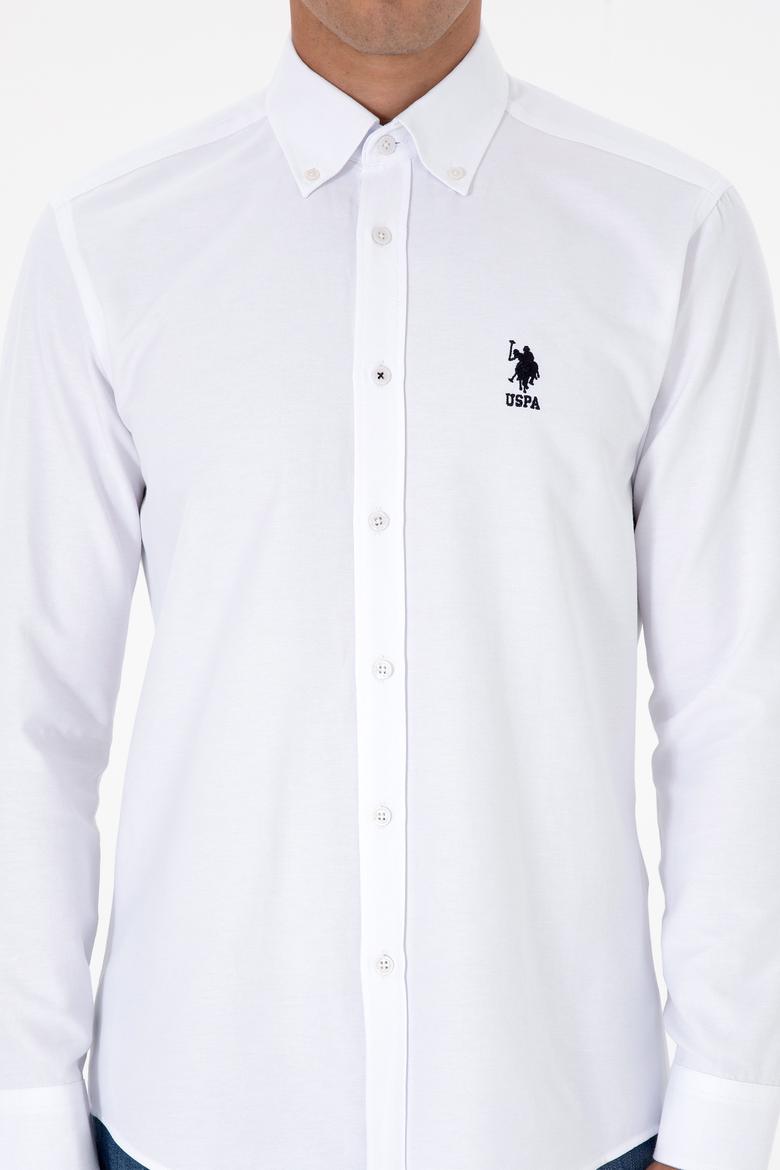 Erkek Beyaz Uzun Kollu Gömlek - 50317249026